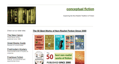 Desktop Screenshot of conceptualfiction.com
